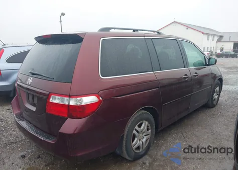 2007 Honda Odyssey Ex-L из США, поврежденный, VIN 5FNRL38657B425749